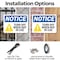 Signmission Turn Off When Not In Use, 10 in W x Rectangle, Plastic OS-2PACK-NS-P-710-L-16771 - alternate 5